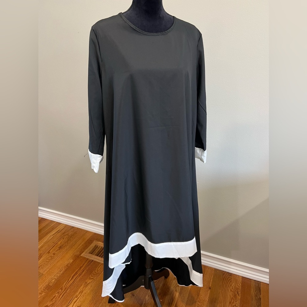 NWT Black High Low Dress